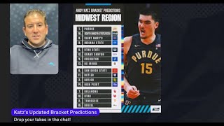 Bracketology Second March Madness mens bracket predictions of 2024 [upl. by Gnep]