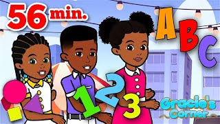 Phonics Counting Colors  More Kids Learning Songs amp Nursery Rhymes  Gracie’s Corner Compilation [upl. by Aidul937]