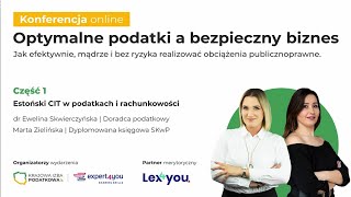 Estoński CIT w podatkach i rachunkowości [upl. by Arthur741]