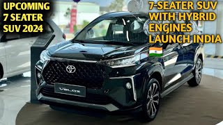 08 New 7 Seater Suv Cars With Hybrid Engine Launch India 2024  Upcoming 7 Seater Hybrid Cars 2024 [upl. by Nosnorb]