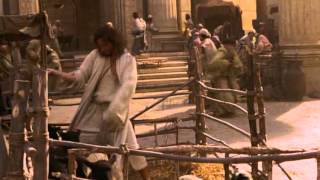 Jesus drives out the money changers clip from quotGospel of Johnquot movie [upl. by Chabot]