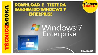 Download Windows 7 Enterprise e teste da imagem ISO [upl. by Julita942]