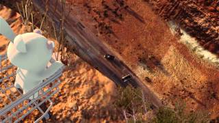 Trackmania 2 Canyon  Rabbids Cart Trailer INT [upl. by Shuma]