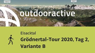 Wanderung im EisacktalSüdtirol GrödnertalTour 2020 Tag 2 Variante B [upl. by Aven]