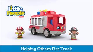 Smyths Toys  FisherPrice Little People Helping Others Fire Truck [upl. by Adnilav]