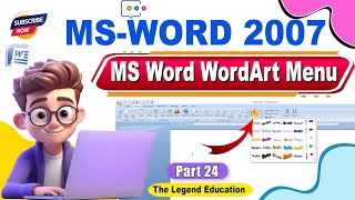 💥 Insert WordArt in MS Word  MS Word for beginners Hindi  MS Word  🤗🖥️⌨️microsoft msword [upl. by Nylle448]