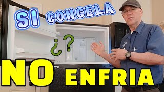 💎 REFRIGERADOR NO ENFRIA ABAJO PERO SI CONGELA sin censura [upl. by Kwang]