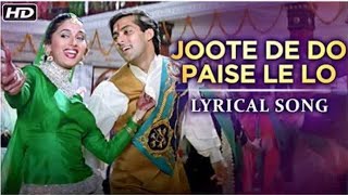 Dulhe ki sali o hare dupatte valiyon jute de do paise le lo Full song Madhuri Dixit  Salman Khan [upl. by Yerkovich261]