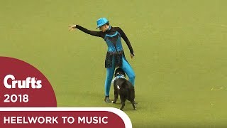 Heelwork to Music  Freestyle International Competition Part 2  Crufts 2018 [upl. by Attener]