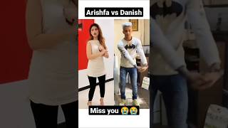 Arishfa khan vs Danish Zehen👑 tiktok Videos 🥀🍁Danishzehen shorts tiktok video [upl. by Annairam893]