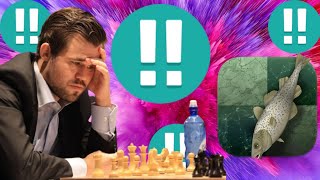 Brilliant Stockfish vs Magnus Carlsen chess game 18 [upl. by Huntingdon]