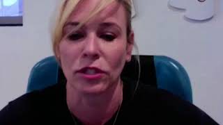 Chelsea Handler reviews BackStrong Chair [upl. by Eirolam]