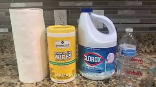 DIY Homemade Disinfectant Wipes  Clorox wipes [upl. by Reehsab]