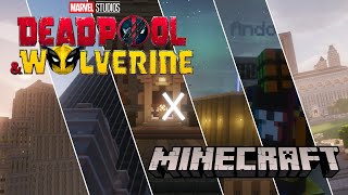 Deadpool and Wolverine Movie BUT made in Minecraft [upl. by Eanal]