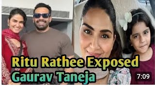 Gaurav taneja ritu rathee divorced viral videopublic reaction on Gaurav taneja [upl. by Johns]