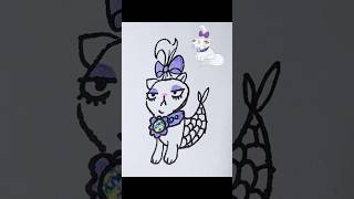 Draw Mermaid Opalescence  My Little Pony 674 drawing [upl. by Sergius]