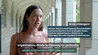 Mugaz gaindiko Uda ikastaroak · Curso de verano transfronterizo · Cours dété transfrontalier [upl. by Eugen]