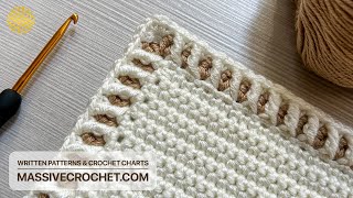 BEAUTIFUL amp EASY Crochet Border for Beginners 🥰 STUNNING Crochet Edging for Blankets and Shawls [upl. by Odraode]