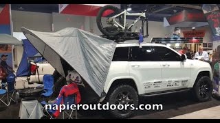 a simple upgrade for vehicle camping amp tailgating  SEMA 2016 [upl. by Kristo]