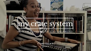 My Crate System Homeschool Teacher Organization [upl. by Ayhdnas]