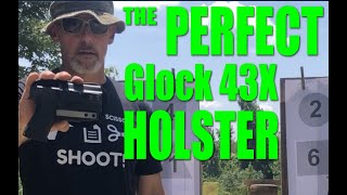 The Perfect Glock 43X IWB holster for Concealed Carry Glock 43X MOS too [upl. by Tolmann]