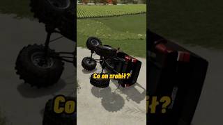 Przeskoczyłem kolegę farming auto monstertruck skoki kiszonka farmingsimulator22 shorts [upl. by Theodora]