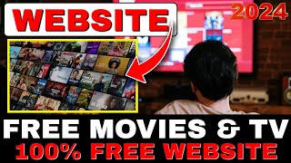 AWESOME 100 FREE MOVIES amp TV STREAMING WEBSITE  100 No Sign Up 2024 [upl. by Asylem]