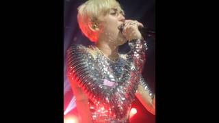 Miley Cyrus  Wrecking Ball Live at GAY [upl. by Arahsat245]