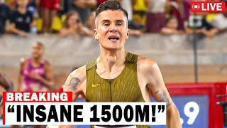 Jakob Ingebrigtsen Makes HISTORY with Incredible 1500 Meters Run [upl. by Caresse27]