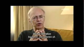 Peter Singer part 2  animal rightswmv [upl. by Fenella]