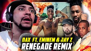 HE IS NOT GOING TO QUITWELL I HOPE NOT Dax  Renegade RMX REACTION [upl. by Marvel]