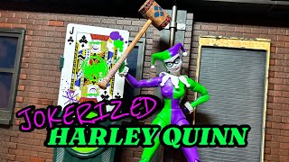 DC Multiverse Jokerized Harley Quinn Review  McFarlane Toys [upl. by Skinner152]