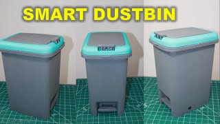 Amazing Idea Using Ultrasonic Sensor and Plastic Dustbin [upl. by Siuqramed843]