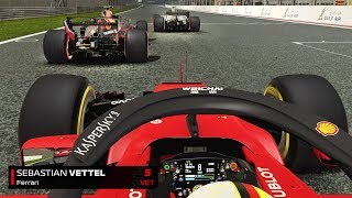 LAST TO  CHALLENGE  Sebastian Vettel F1 2019 Bahrain GP Challenge [upl. by Sloatman681]