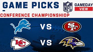 Conference Championship Game Picks [upl. by Picker]