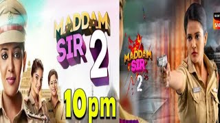 Madam Sir Season 2 Confirm Release Date on Sony Sab TV l madamsirserial gulkijoshi [upl. by Johppah]