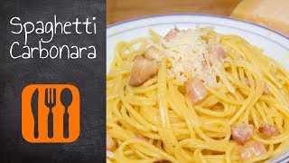 Originale Spaghetti Carbonara ohne Sahne  Rezept 18 [upl. by Bodnar154]