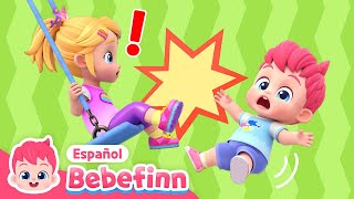 Seguridad en el Parque  Cuidados Diarios  Canciones Infantiles  Bebefinn en español [upl. by Ecinad]