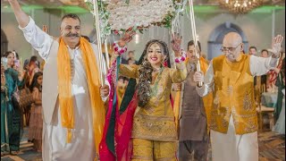 Brides Mehndi Entrance  Eisha amp Zains Wedding  PyaarHaiEZ  Pakistani Shaadi [upl. by Esej933]