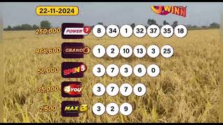 uwinn lottery result today 22112024 Friday November power7 Grand6 max3 4you spin5 U winn [upl. by Ained687]