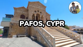 Pafos Cypr  atrakcje plaże spacer po mieście Co zobaczyć w Pafos [upl. by Kisor]