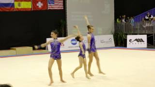 Gymnastics MIAC 2014 AG1 WG Balance GBR Heathrow [upl. by Nyrrat]