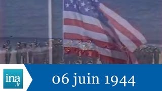 Commémoration du débarquement à Utah Beach en 1984  Archive INA [upl. by Aenal878]