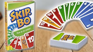 SKIP BO  Spielregeln TV Spielanleitung Deutsch  SkipBo Mattel Games Skip Bo [upl. by Yenahteb939]