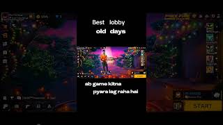 Best lobby old days ab game kitna pyaara Lag raha hai shortsfeed freefire shorts [upl. by Nwahsd]