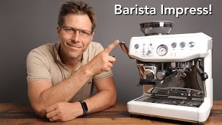 Breville Barista Express Impress Amazons Best Selling Integrated Tamper Espresso Machine [upl. by Demetrius]