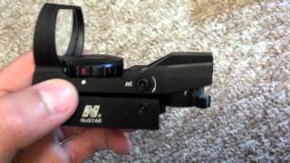 NCstar red dot sight D4RGB review and unboxing [upl. by Cnahc]