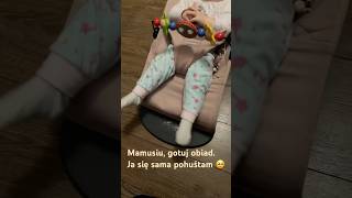 Babybjörn to nie tylko leżaczek Sprawdź sam babybjorn leżaczek zabawa niemowlę bouncer [upl. by Truitt]