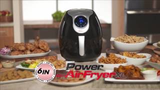 Power Air Fryer XL  Product Demo Long  High Street TV [upl. by Uball]