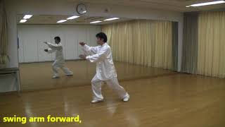 42forms Tai Chi Chuan form1〜4 English subtitles [upl. by Nnawtna]